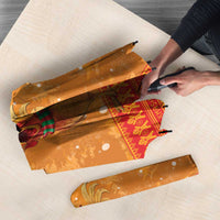 Funny Christmas F Caw F Chicken Umbrella Merry Craw Mas - Wonder Print Shop