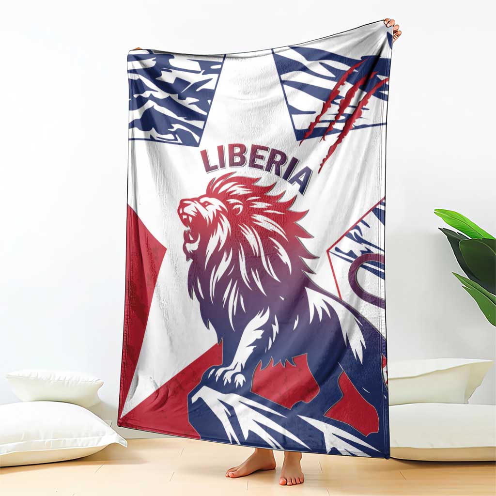 Liberia Lion Blanket Grunge Style