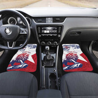 Liberia Lion Car Mats Grunge Style - Wonder Print Shop