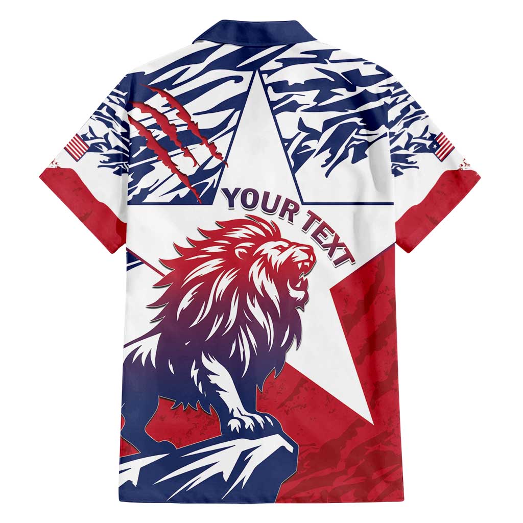 Personalised Liberia Lion Family Matching Puletasi and Hawaiian Shirt Grunge Style - Wonder Print Shop