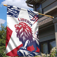 Liberia Lion Garden Flag Grunge Style - Wonder Print Shop