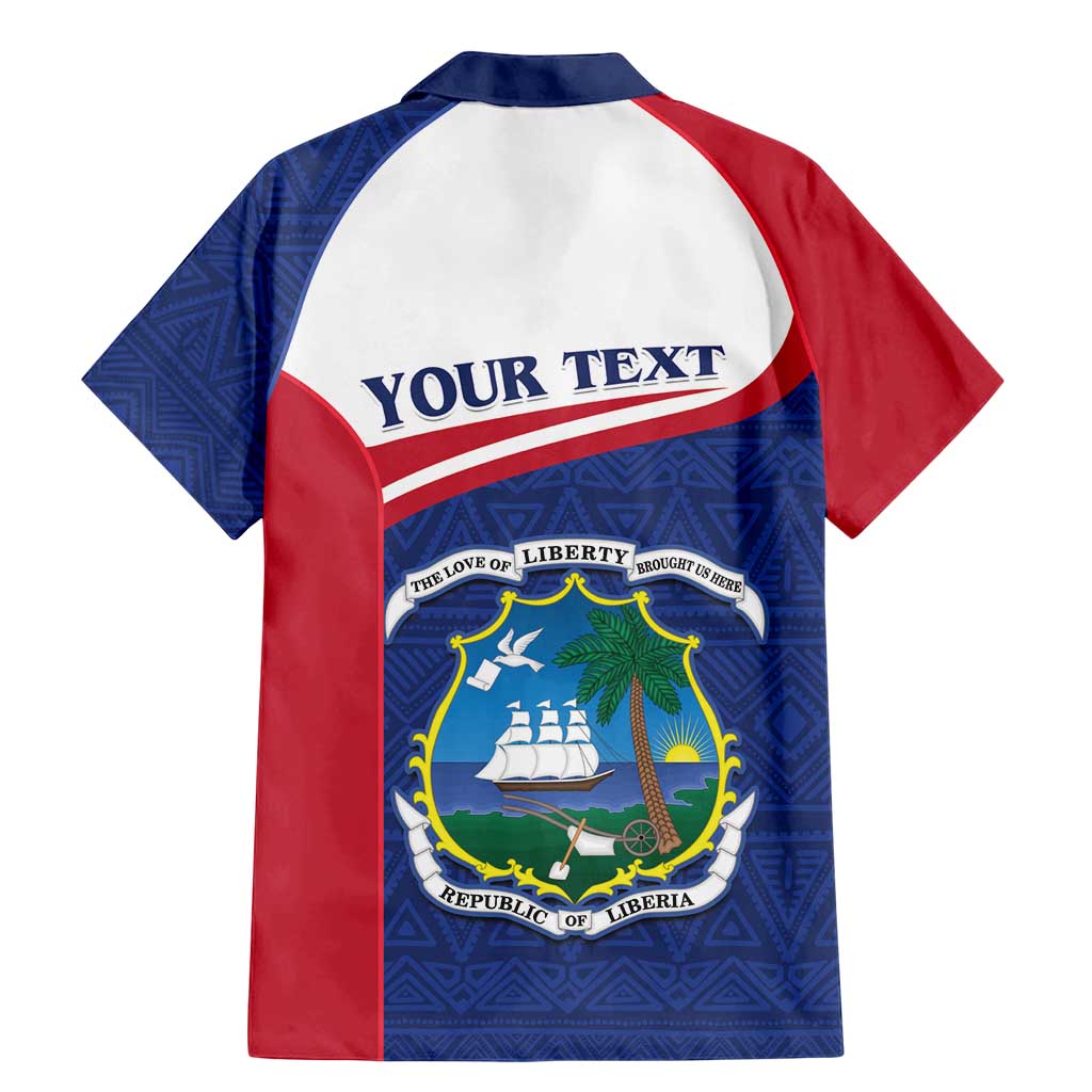 Personalised Liberia Family Matching Mermaid Dress and Hawaiian Shirt Coat Of Arms - African Pattern - Wonder Print Shop