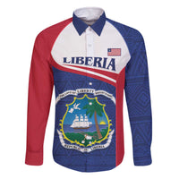 Personalised Liberia Family Matching Off The Shoulder Long Sleeve Dress and Hawaiian Shirt Coat Of Arms - African Pattern - Wonder Print Shop