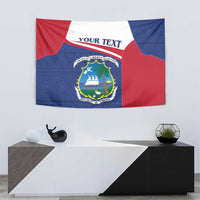 Personalised Liberia Tapestry Coat Of Arms - African Pattern - Wonder Print Shop