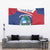 Personalised Liberia Tapestry Coat Of Arms - African Pattern - Wonder Print Shop