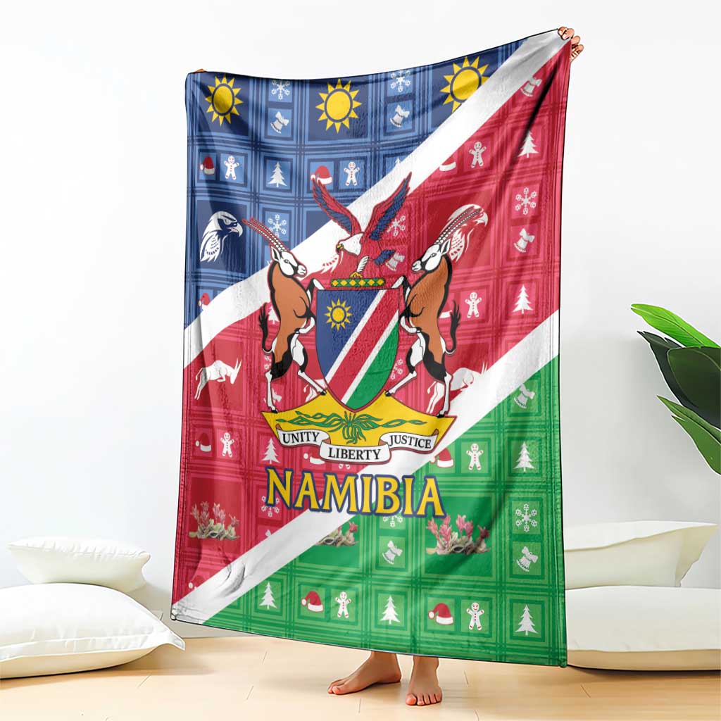 Namibia Christmas Blanket Coat Of Arms Frohe Weihnachten
