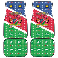 Namibia Christmas Car Mats Coat Of Arms Frohe Weihnachten - Wonder Print Shop