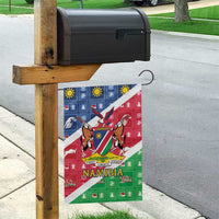 Namibia Christmas Garden Flag Coat Of Arms Frohe Weihnachten - Wonder Print Shop