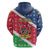 Namibia Christmas Hoodie Coat Of Arms Frohe Weihnachten - Wonder Print Shop