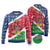 Namibia Christmas Ugly Christmas Sweater Coat Of Arms Frohe Weihnachten - Wonder Print Shop