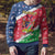 Namibia Christmas Ugly Christmas Sweater Coat Of Arms Frohe Weihnachten - Wonder Print Shop