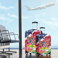 Namibia Christmas Luggage Cover Coat Of Arms Frohe Weihnachten - Wonder Print Shop