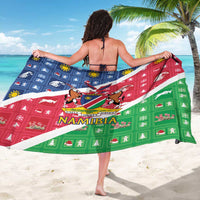 Namibia Christmas Sarong Coat Of Arms Frohe Weihnachten - Wonder Print Shop