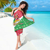 Namibia Christmas Sarong Coat Of Arms Frohe Weihnachten - Wonder Print Shop