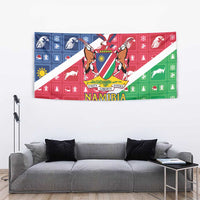 Namibia Christmas Tapestry Coat Of Arms Frohe Weihnachten - Wonder Print Shop
