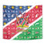 Namibia Christmas Tapestry Coat Of Arms Frohe Weihnachten - Wonder Print Shop