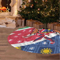 Namibia Christmas Tree Skirt Coat Of Arms Frohe Weihnachten - Wonder Print Shop