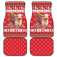 Peru Christmas Car Mats Peruvian Alpaca Feliz Navidad - Wonder Print Shop