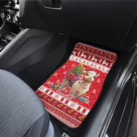Peru Christmas Car Mats Peruvian Alpaca Feliz Navidad - Wonder Print Shop
