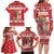 Peru Christmas Family Matching Long Sleeve Bodycon Dress and Hawaiian Shirt Peruvian Alpaca Feliz Navidad - Wonder Print Shop