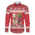 Peru Christmas Family Matching Long Sleeve Bodycon Dress and Hawaiian Shirt Peruvian Alpaca Feliz Navidad - Wonder Print Shop