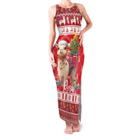 Peru Christmas Family Matching Tank Maxi Dress and Hawaiian Shirt Peruvian Alpaca Feliz Navidad - Wonder Print Shop