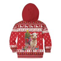 Peru Christmas Kid Hoodie Peruvian Alpaca Feliz Navidad - Wonder Print Shop