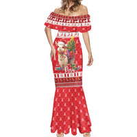 Peru Christmas Mermaid Dress Peruvian Alpaca Feliz Navidad - Wonder Print Shop