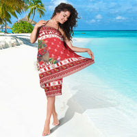 Peru Christmas Sarong Peruvian Alpaca Feliz Navidad - Wonder Print Shop