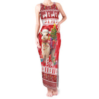 Peru Christmas Tank Maxi Dress Peruvian Alpaca Feliz Navidad - Wonder Print Shop