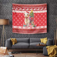 Peru Christmas Tapestry Peruvian Alpaca Feliz Navidad - Wonder Print Shop
