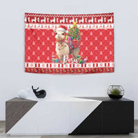 Peru Christmas Tapestry Peruvian Alpaca Feliz Navidad - Wonder Print Shop