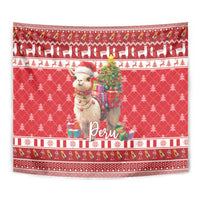 Peru Christmas Tapestry Peruvian Alpaca Feliz Navidad - Wonder Print Shop