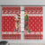 Peru Christmas Window Curtain Peruvian Alpaca Feliz Navidad - Wonder Print Shop