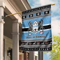 Botswana Christmas Garden Flag Coat Of Arms Muve neKisimusi - Wonder Print Shop