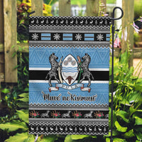 Botswana Christmas Garden Flag Coat Of Arms Muve neKisimusi - Wonder Print Shop