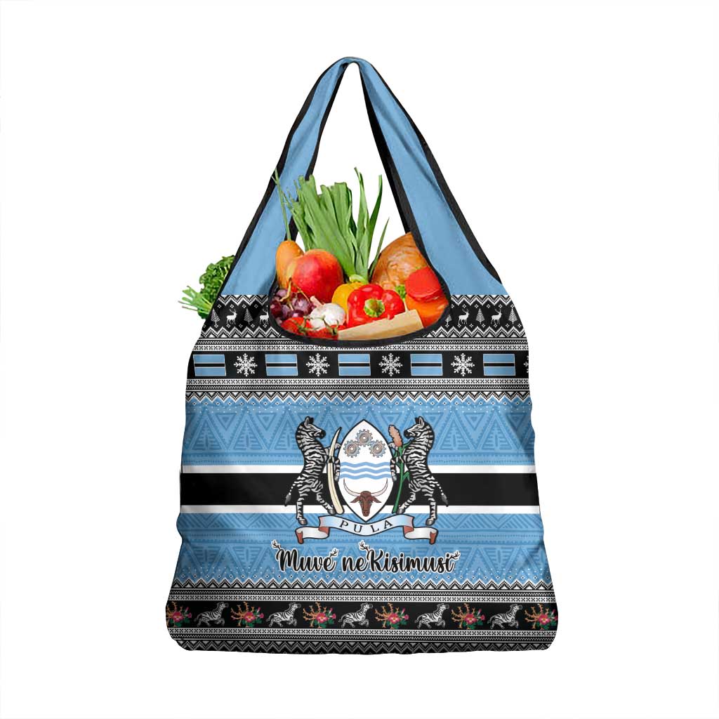 Botswana Christmas Grocery Bag Coat Of Arms Muve neKisimusi