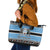 Botswana Christmas Leather Tote Bag Coat Of Arms Muve neKisimusi - Wonder Print Shop