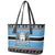 Botswana Christmas Leather Tote Bag Coat Of Arms Muve neKisimusi - Wonder Print Shop