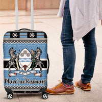 Botswana Christmas Luggage Cover Coat Of Arms Muve neKisimusi - Wonder Print Shop