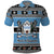 Botswana Christmas Polo Shirt Coat Of Arms Muve neKisimusi - Wonder Print Shop