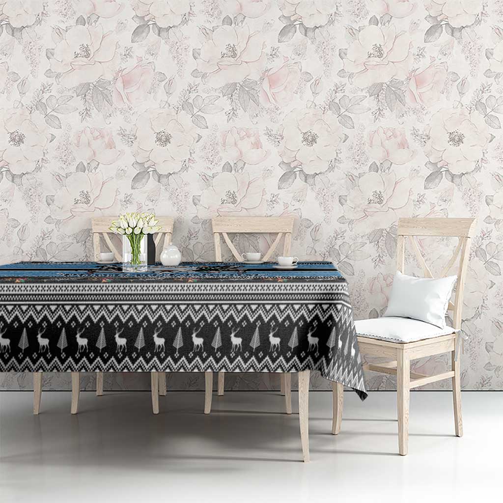 Botswana Christmas Tablecloth Coat Of Arms Muve neKisimusi - Wonder Print Shop