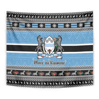 Botswana Christmas Tapestry Coat Of Arms Muve neKisimusi - Wonder Print Shop