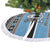 Botswana Christmas Tree Skirt Coat Of Arms Muve neKisimusi - Wonder Print Shop