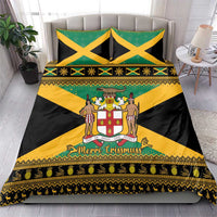 Jamaica Christmas Bedding Set Coat Of Arms Merri Crissmuss - Wonder Print Shop