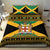 Jamaica Christmas Bedding Set Coat Of Arms Merri Crissmuss - Wonder Print Shop