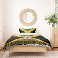 Jamaica Christmas Bedding Set Coat Of Arms Merri Crissmuss - Wonder Print Shop