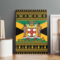 Jamaica Christmas Canvas Wall Art Coat Of Arms Merri Crissmuss - Wonder Print Shop
