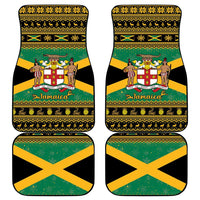 Jamaica Christmas Car Mats Coat Of Arms Merri Crissmuss - Wonder Print Shop
