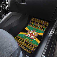 Jamaica Christmas Car Mats Coat Of Arms Merri Crissmuss - Wonder Print Shop